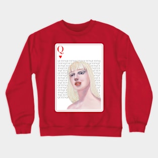 Queen of Hearts Crewneck Sweatshirt